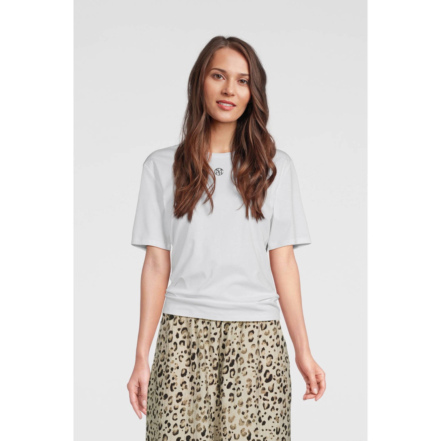 MSCH COPENHAGEN Dames Tops & T-shirts Mschmelea Icon Tee Wit