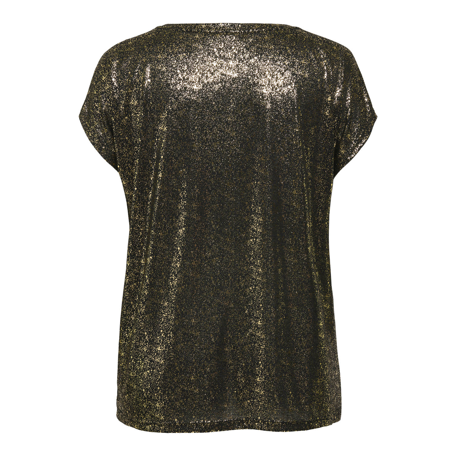 ONLY CARMAKOMA top zwart goud