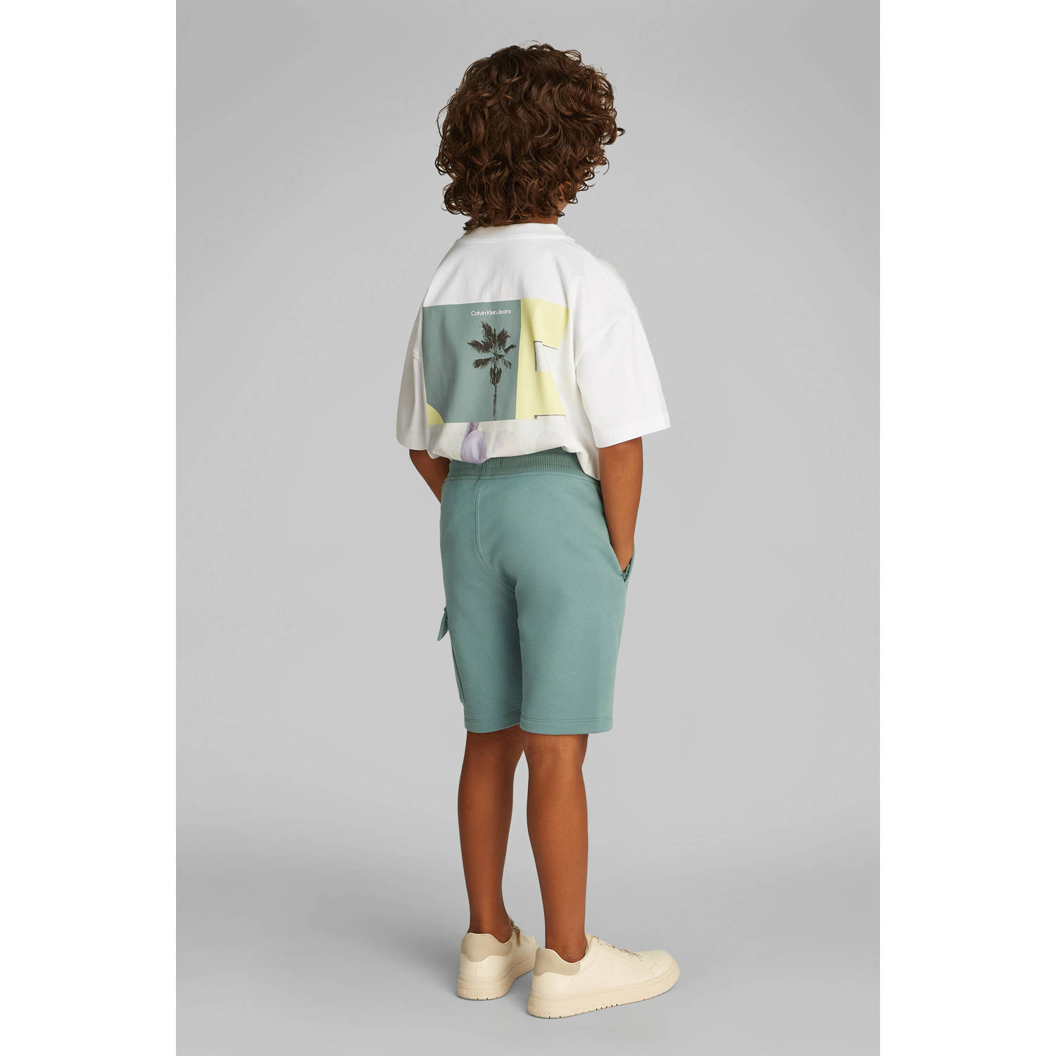 Calvin Klein sweatshort groen