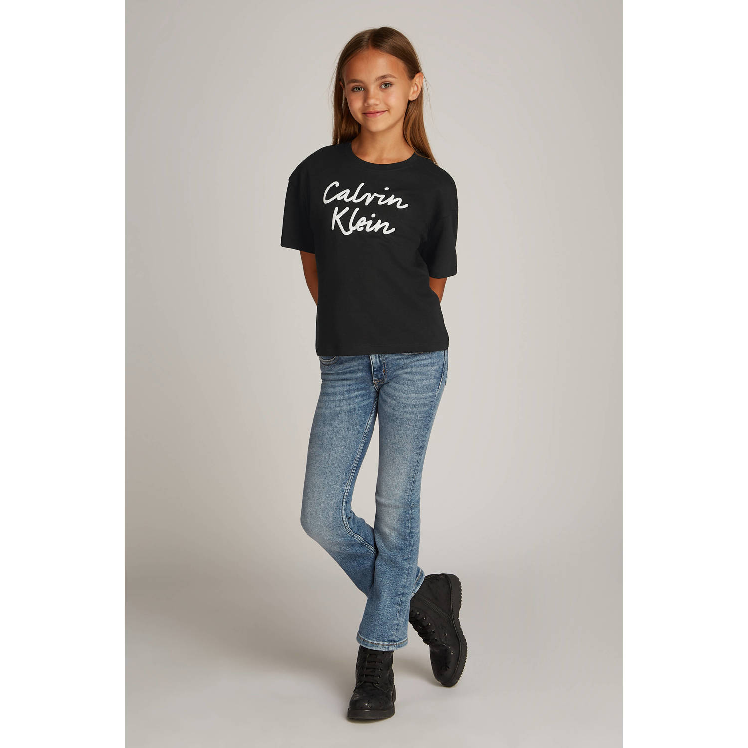Calvin Klein T-shirt SCRIPT LOGO BOXY SS T-SHIRT