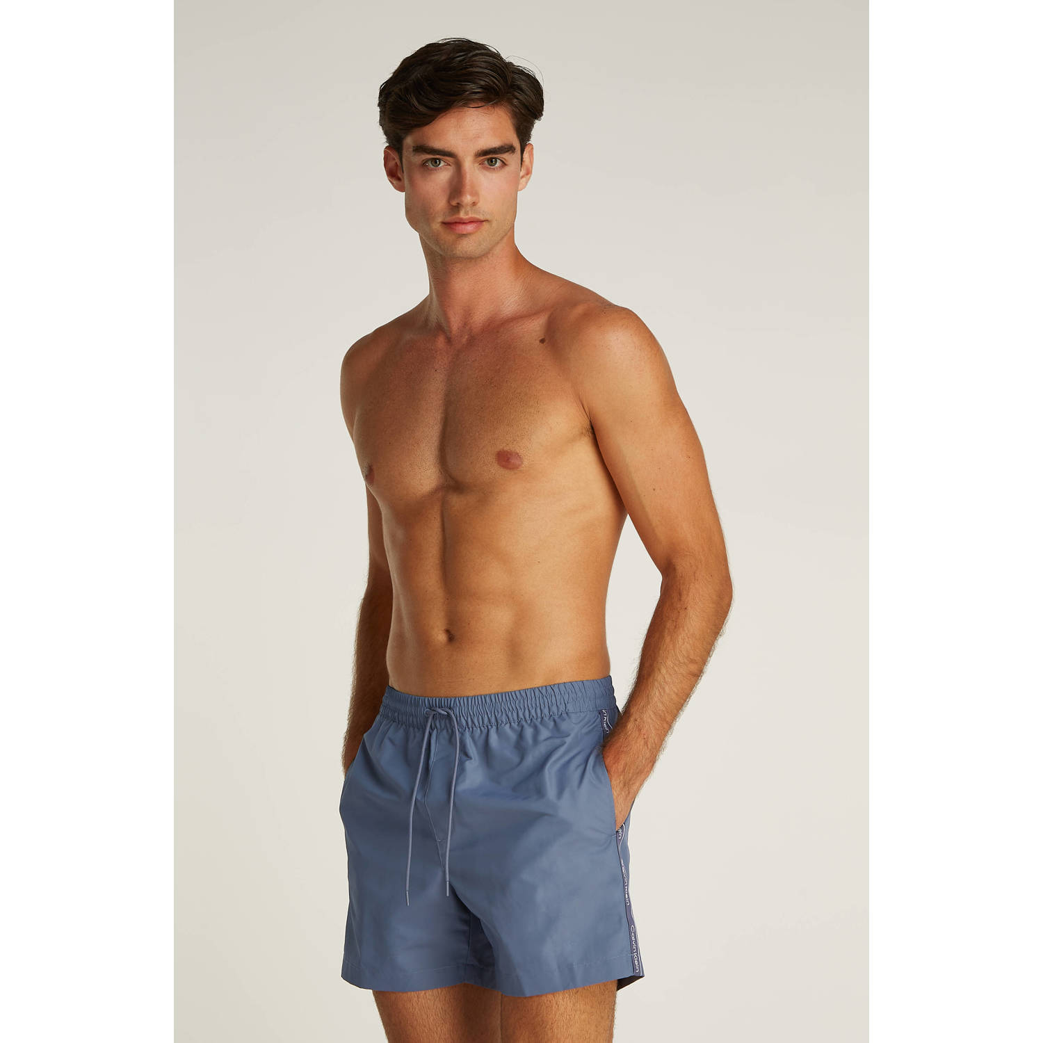 Calvin Klein zwemshort grijsblauw