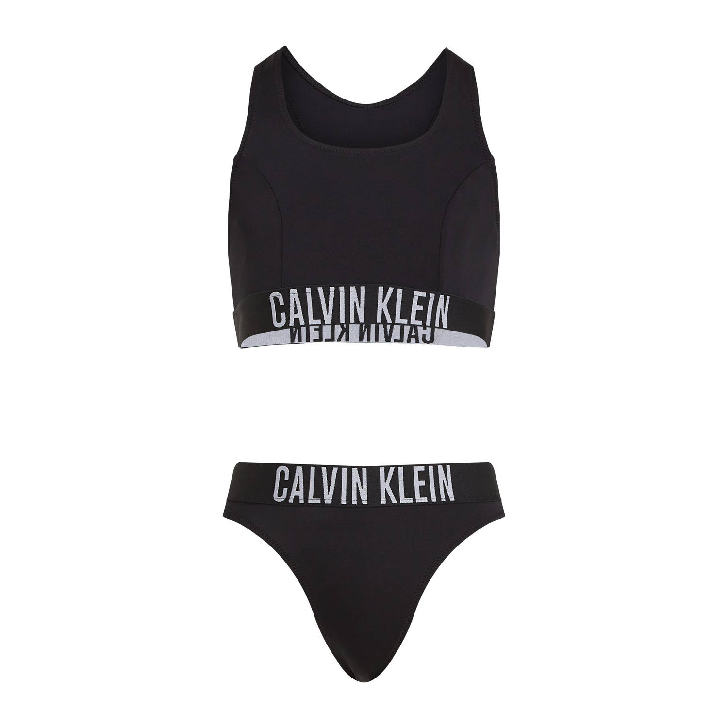 Calvin Klein crop bikini zwart