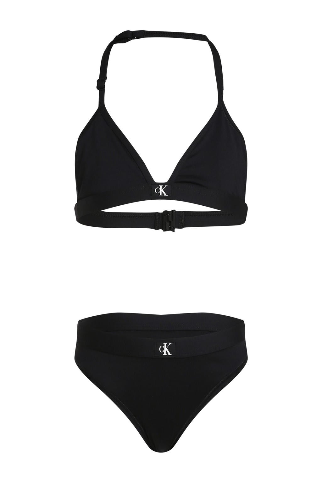 Calvin Klein triangel bikini zwart