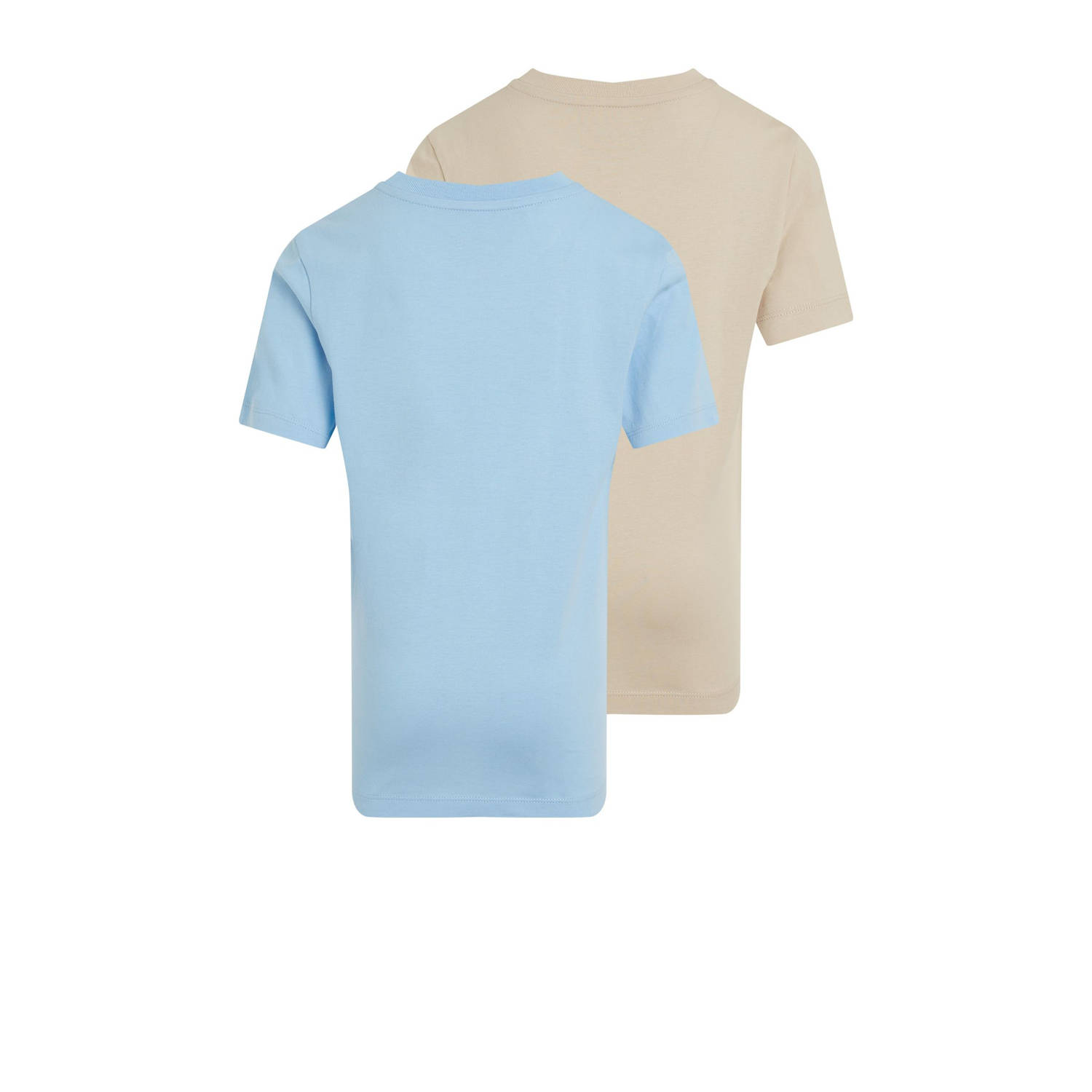 Calvin Klein T-shirt (set van 2) lichtblauw zand