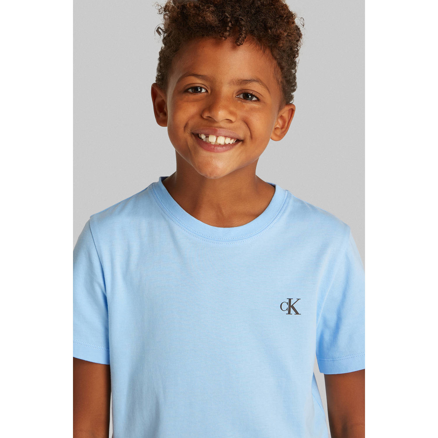 Calvin Klein T-shirt 2-PACK MONOGRAM TOP voor kinderen tot 16 jaar met logo-opdruk (2-delig)