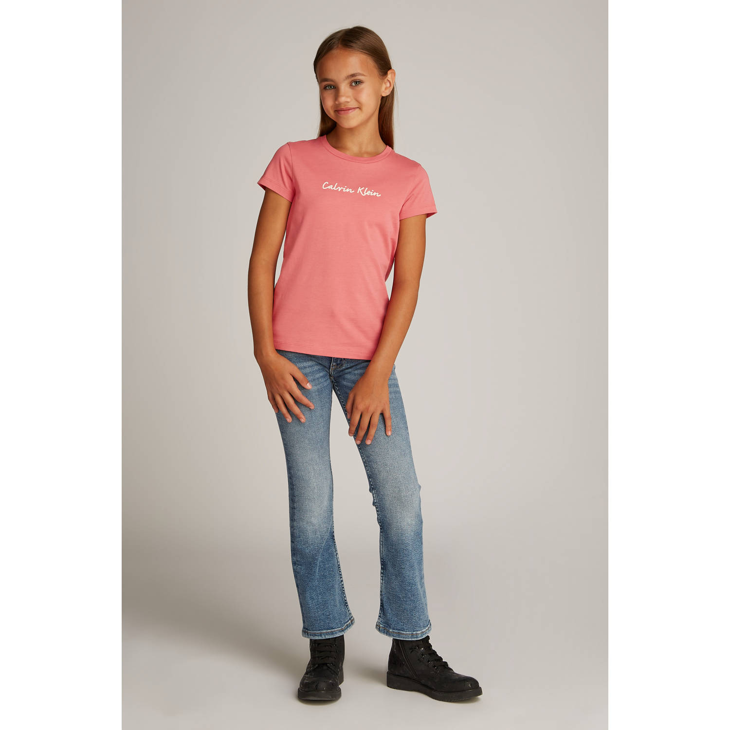 Calvin Klein T-shirt SCRIPT LOGO SLIM SS T-SHIRT