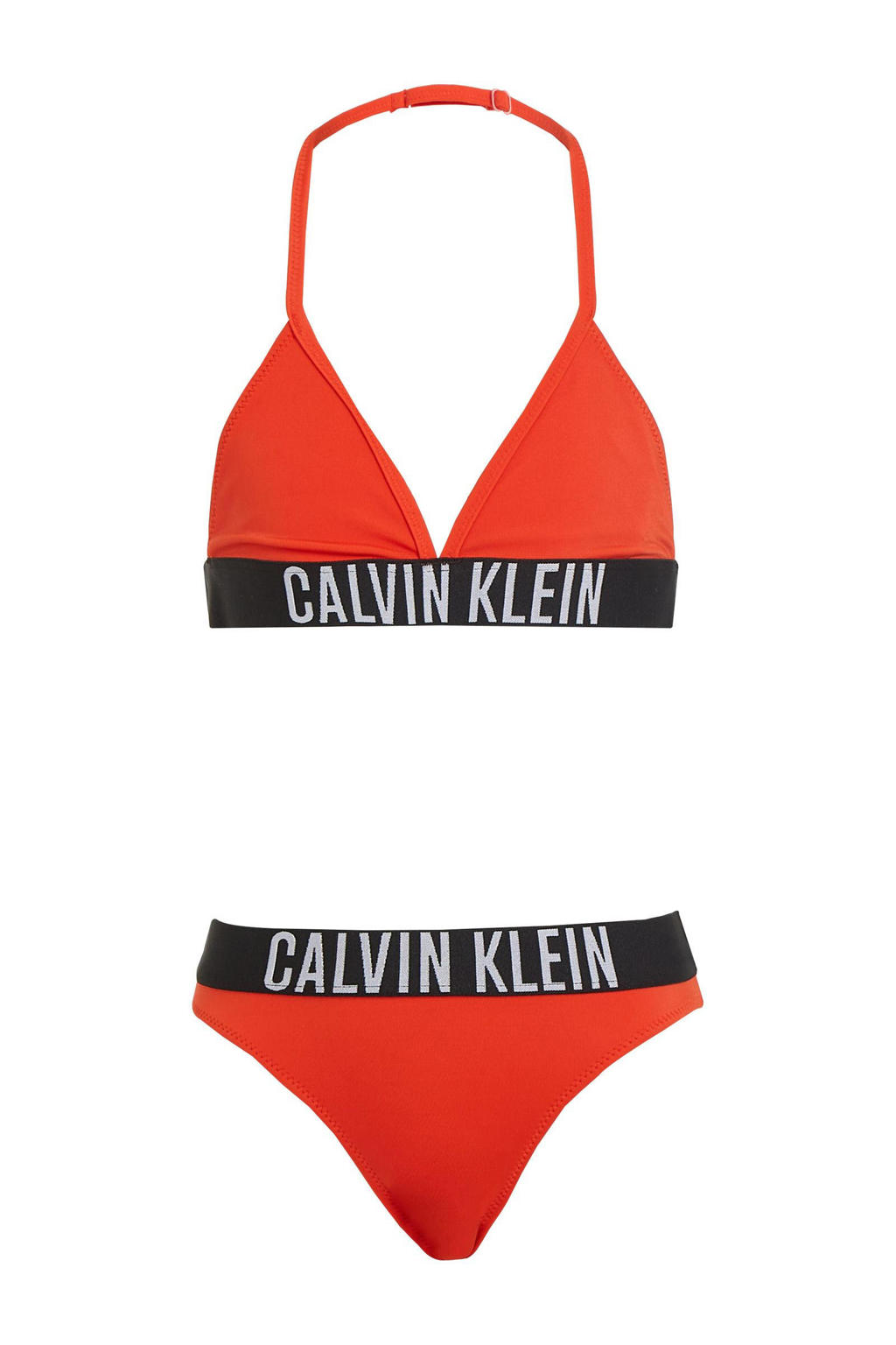 Calvin Klein triangel bikini rood