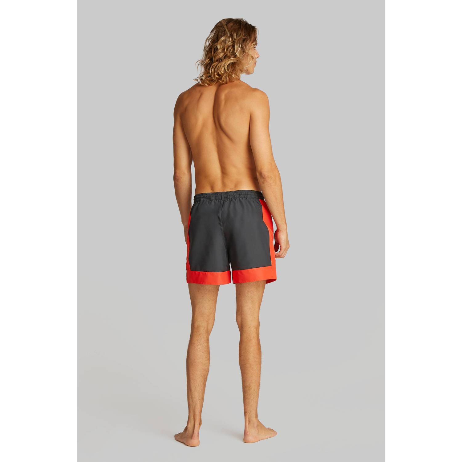 Calvin Klein zwemshort zwart oranje
