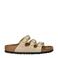 Birkenstock slippers ecru