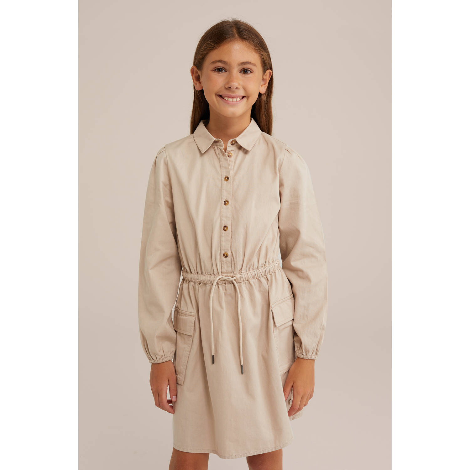 WE Fashion blousejurk beige