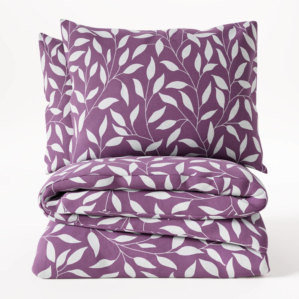W katoen-polyester dekbedovertrek 1-persoons (140x220 cm)
