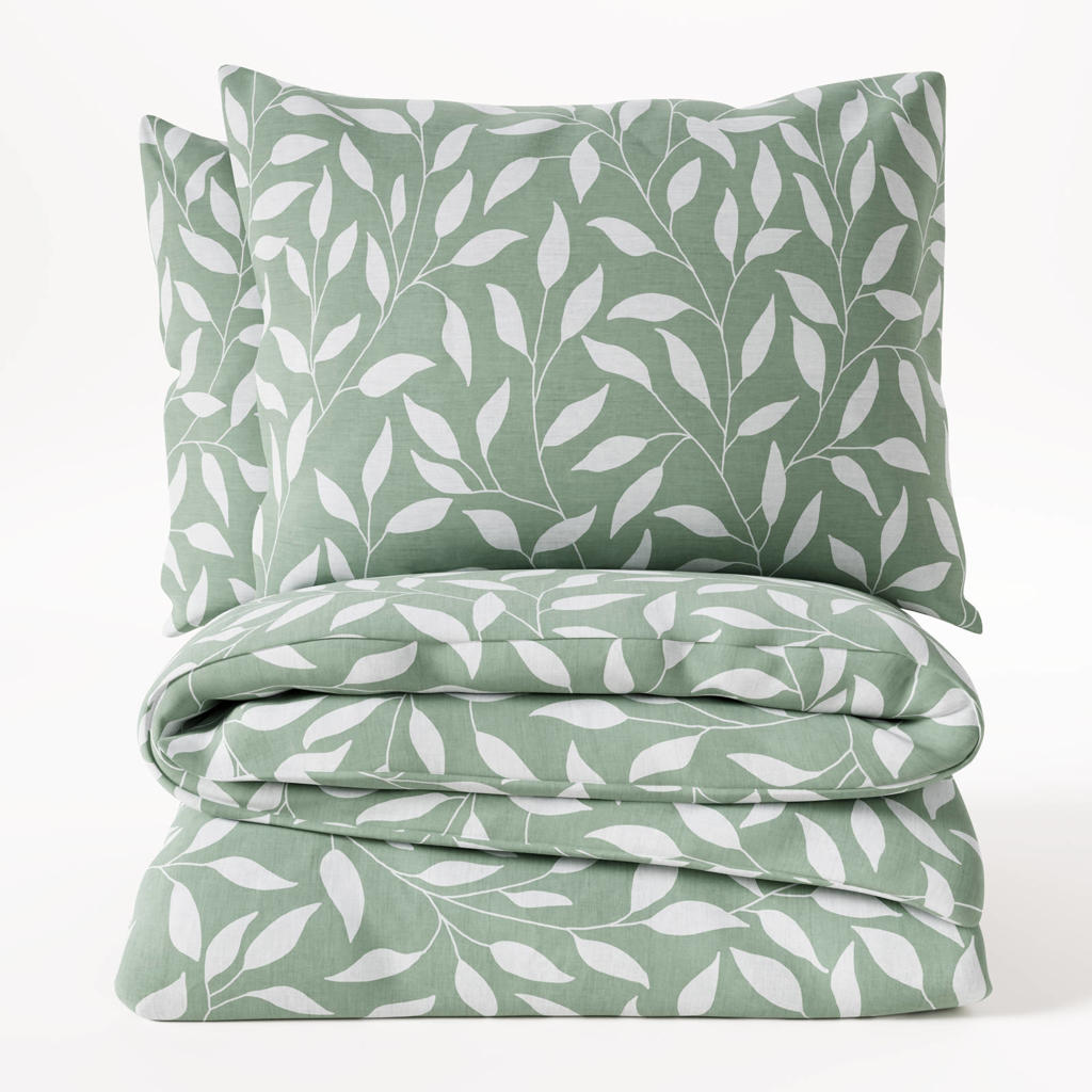 W katoen-polyester dekbedovertrek 1-persoons (140x220 cm)