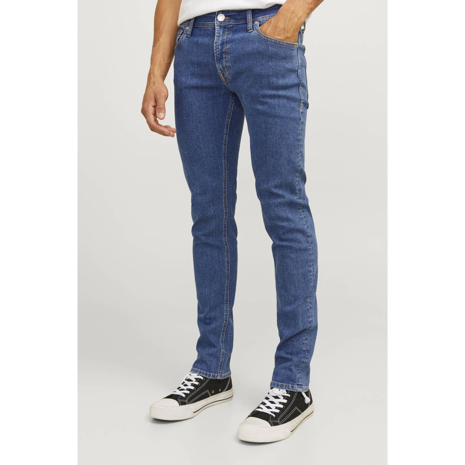 JJ REBEL slim fit jeans JREBLUKE blue denim