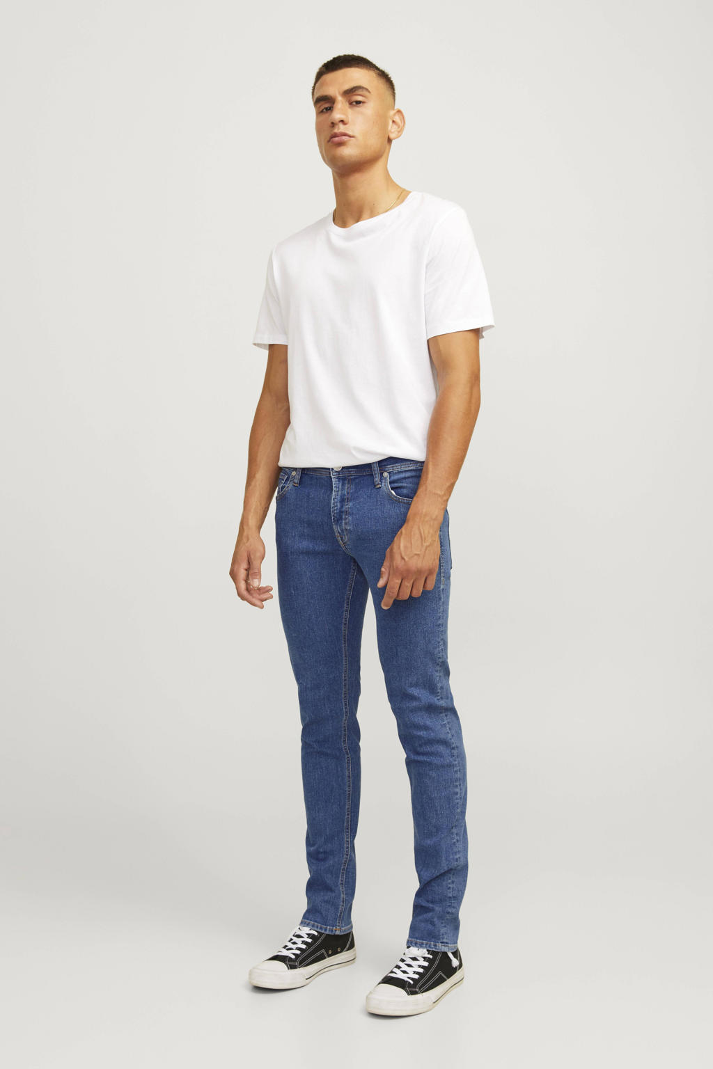 JJ REBEL slim fit jeans JREBLUKE blue denim