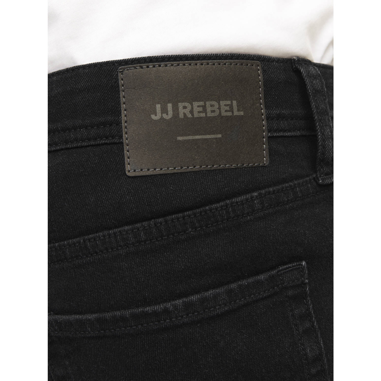 JJ REBEL slim fit jeans JREBLUKE black denim