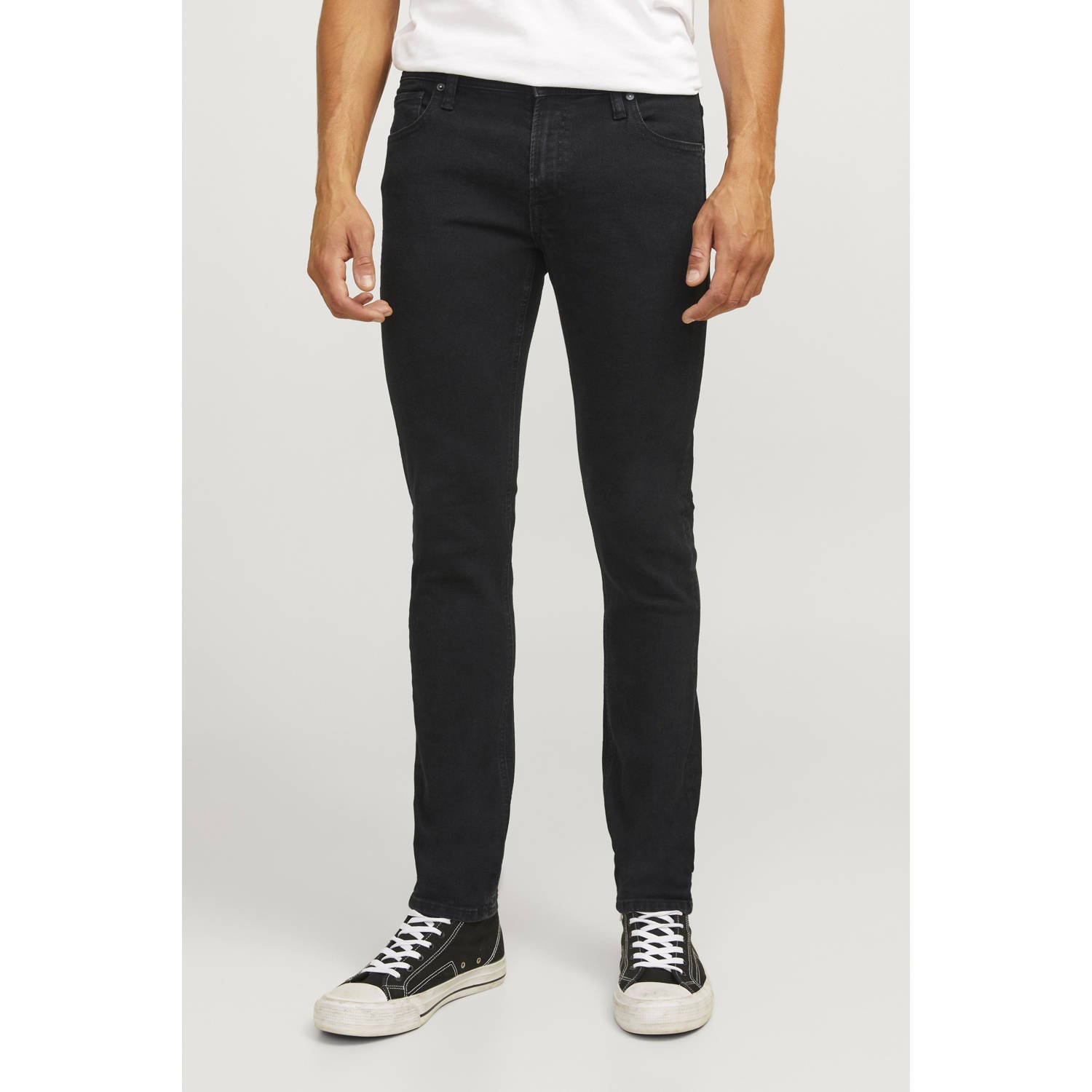 JJ REBEL slim fit jeans JREBLUKE black denim