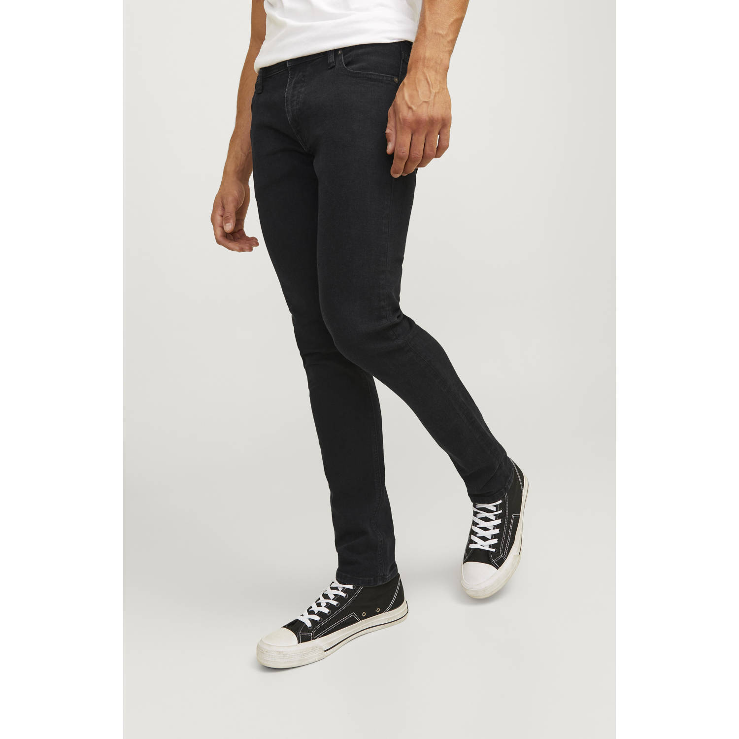 JJ REBEL slim fit jeans JREBLUKE black denim