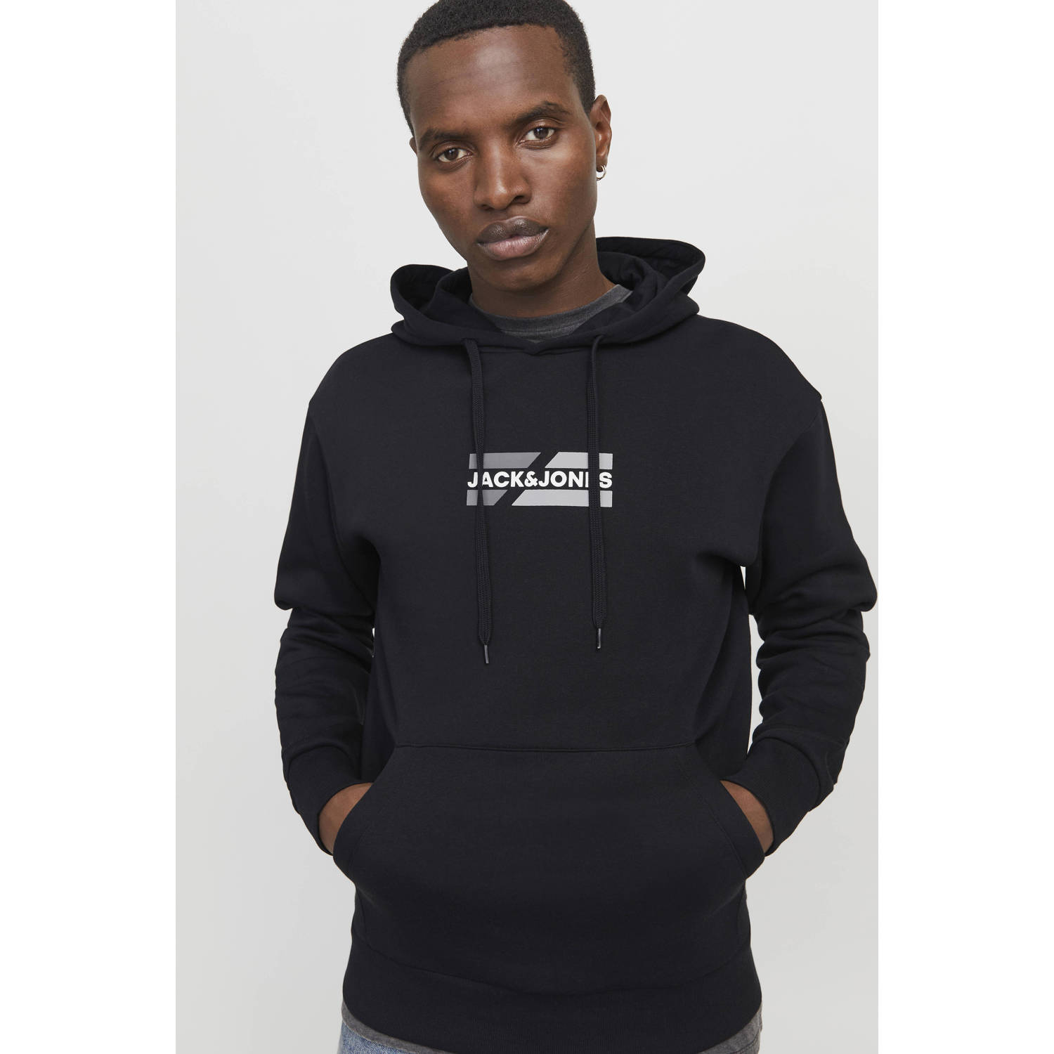 Jack & Jones Hoodie JJECORP GRAPHIC SWEAT HOOD NOOS