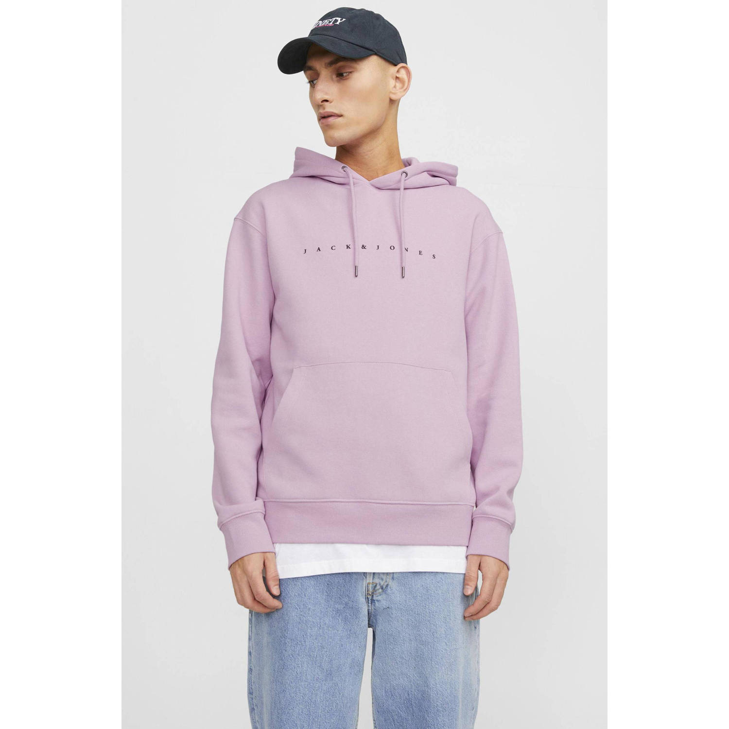 JACK & JONES ESSENTIALS hoodie Lichtroze
