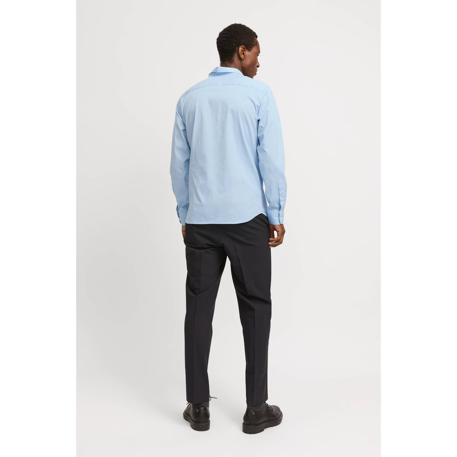 JACK & JONES PREMIUM zakelijk overhemd lichtblauw