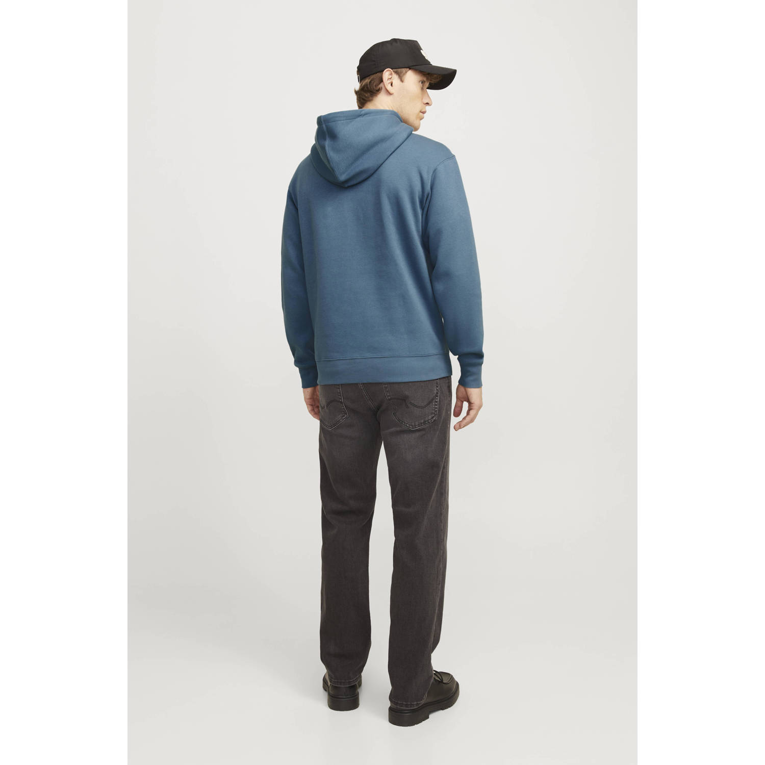 JACK & JONES ESSENTIALS hoodie blauw