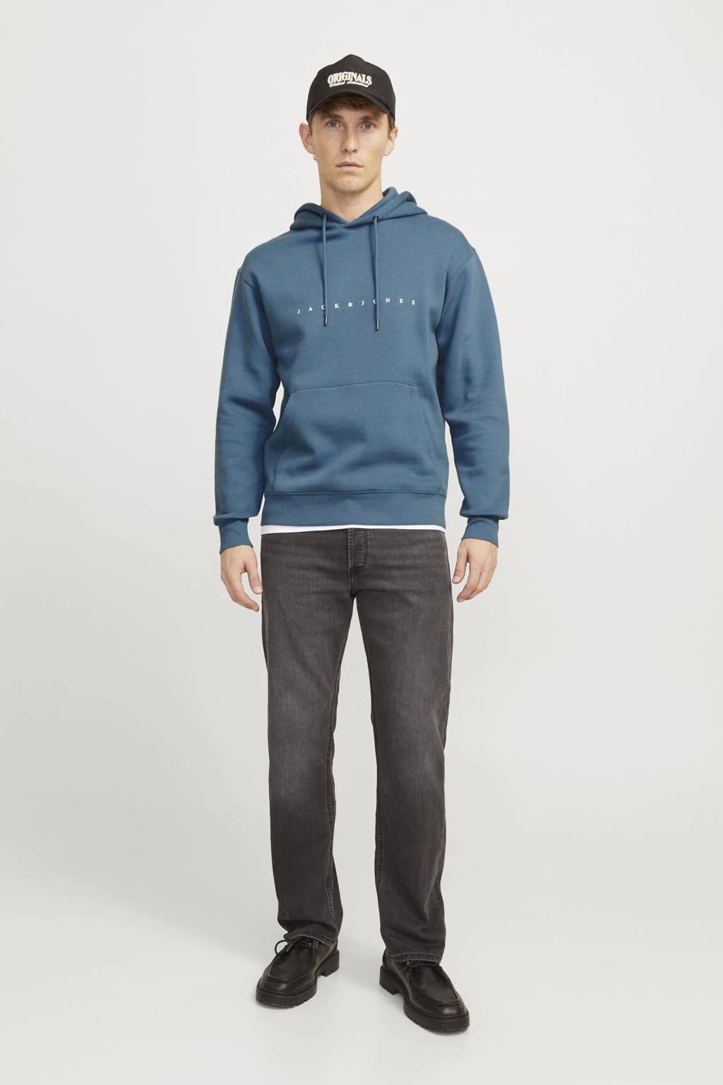 JACK & JONES ESSENTIALS hoodie blauw