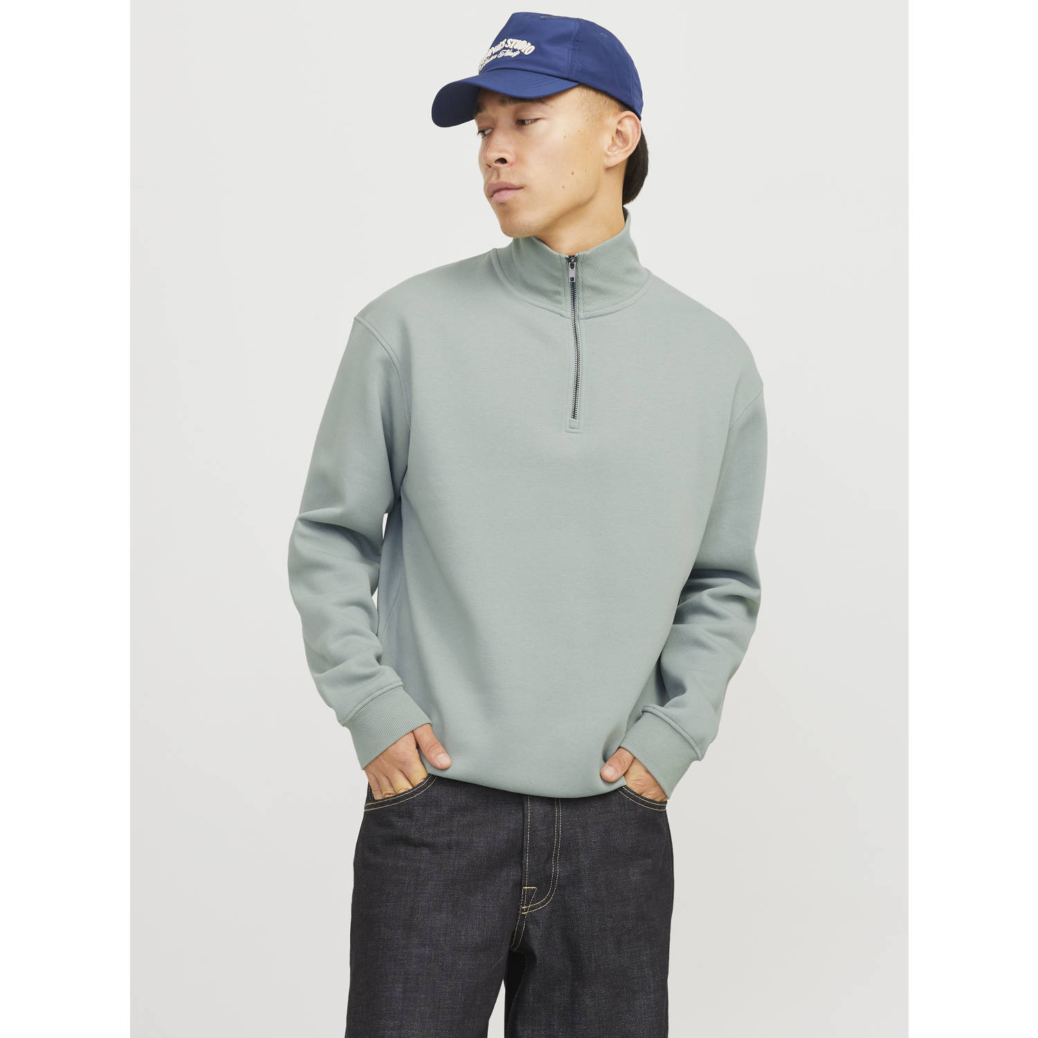 JACK & JONES ESSENTIALS sweater lichtgroen