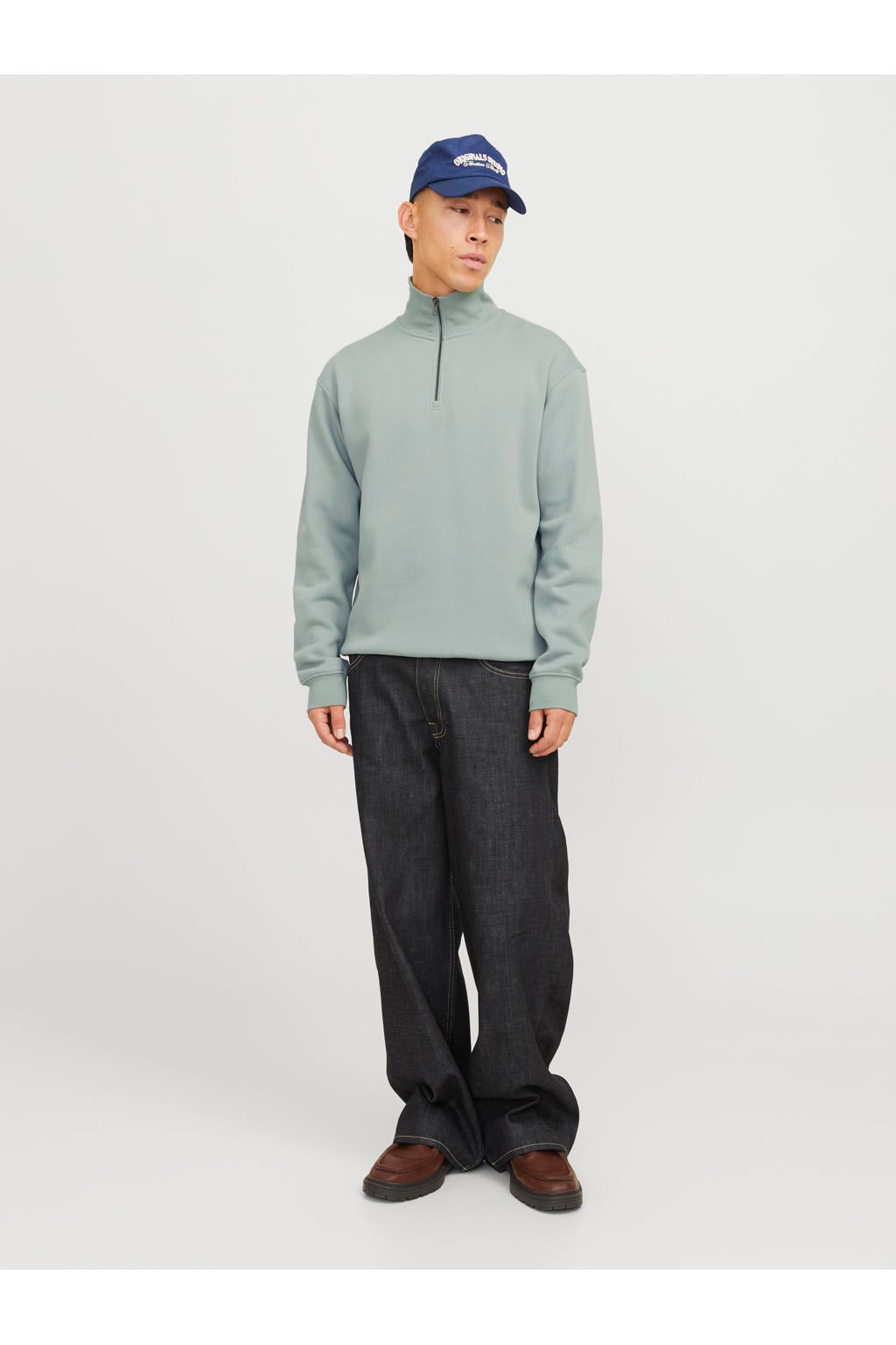 JACK & JONES ESSENTIALS sweater lichtgroen
