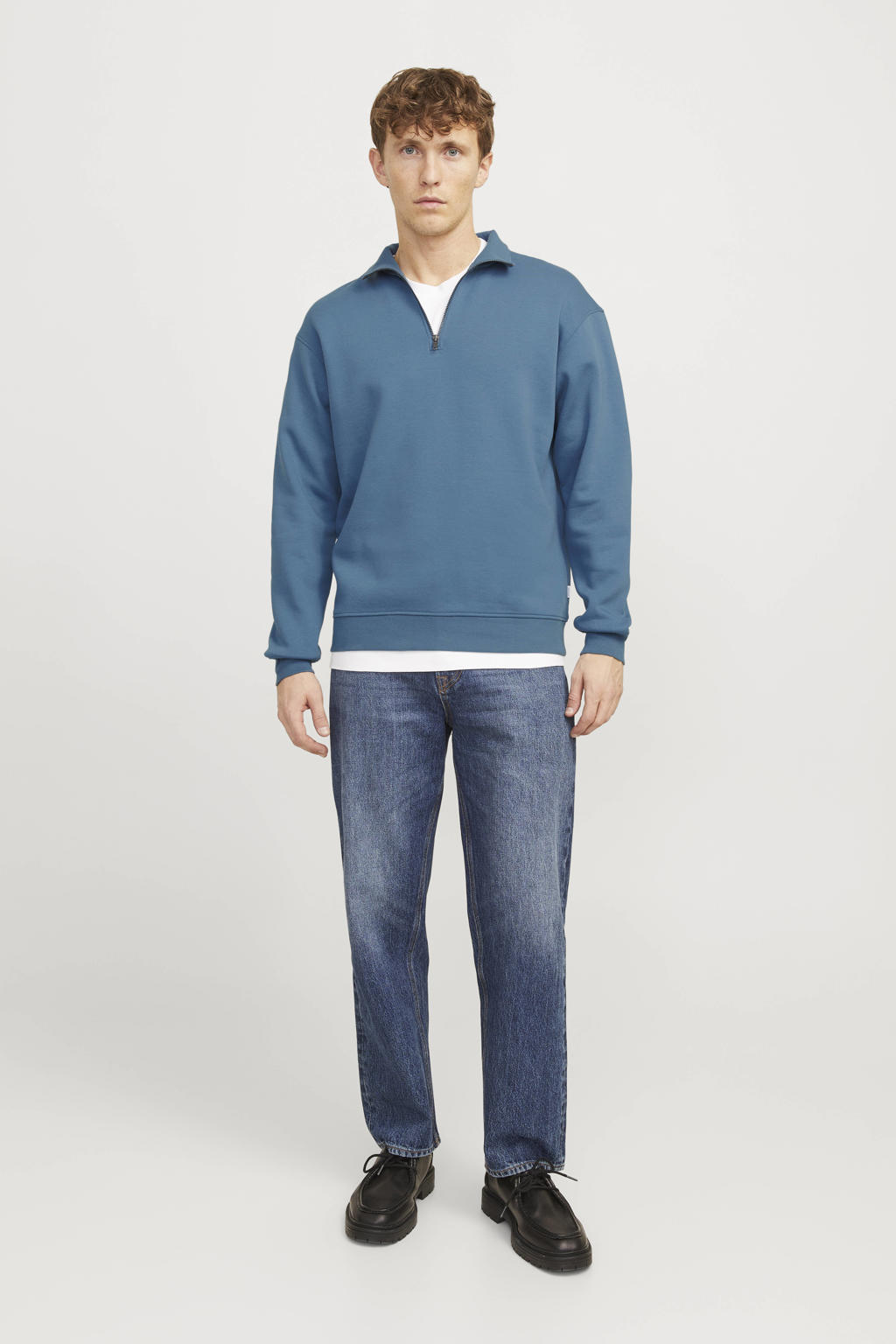 JACK & JONES ESSENTIALS sweater zeeblauw