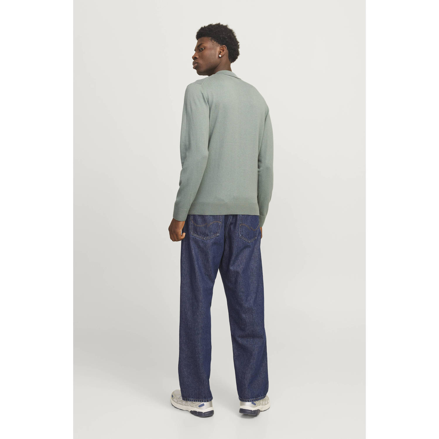 JACK & JONES ESSENTIALS trui fijn gebreid