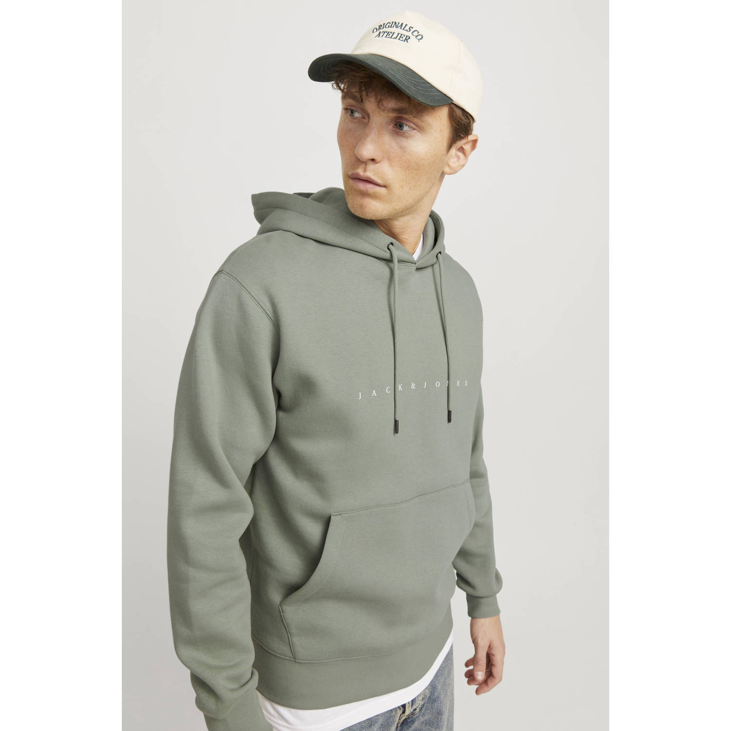 Jack & jones Groene Sweat Hoodie Essentials Green Heren