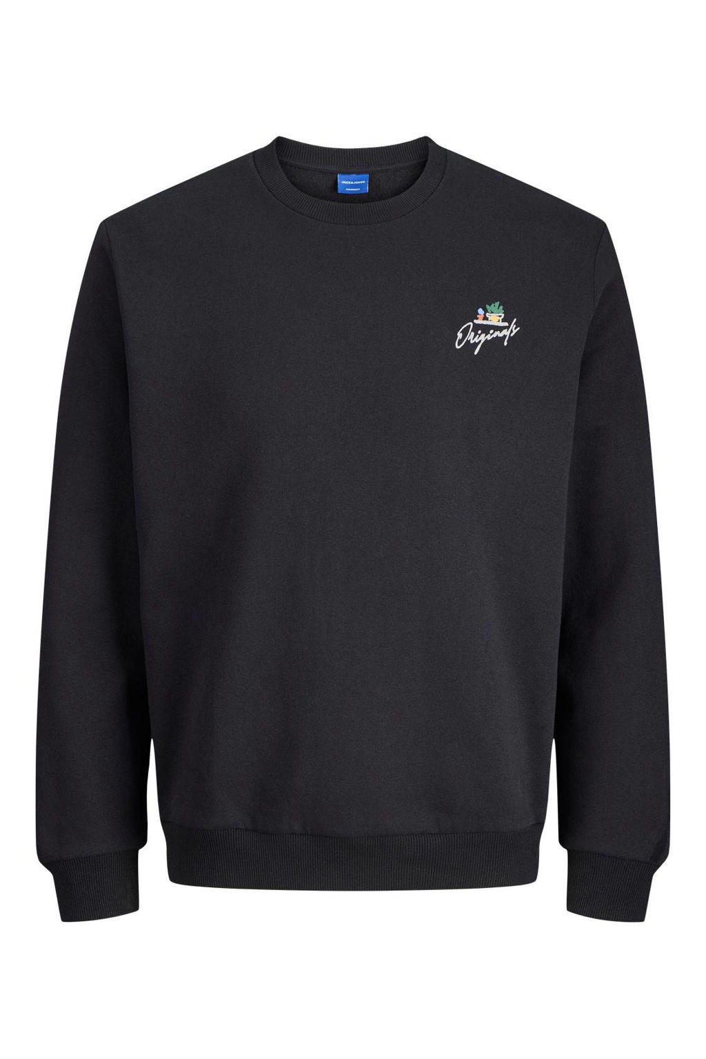JACK & JONES ORIGINALS sweater zwart