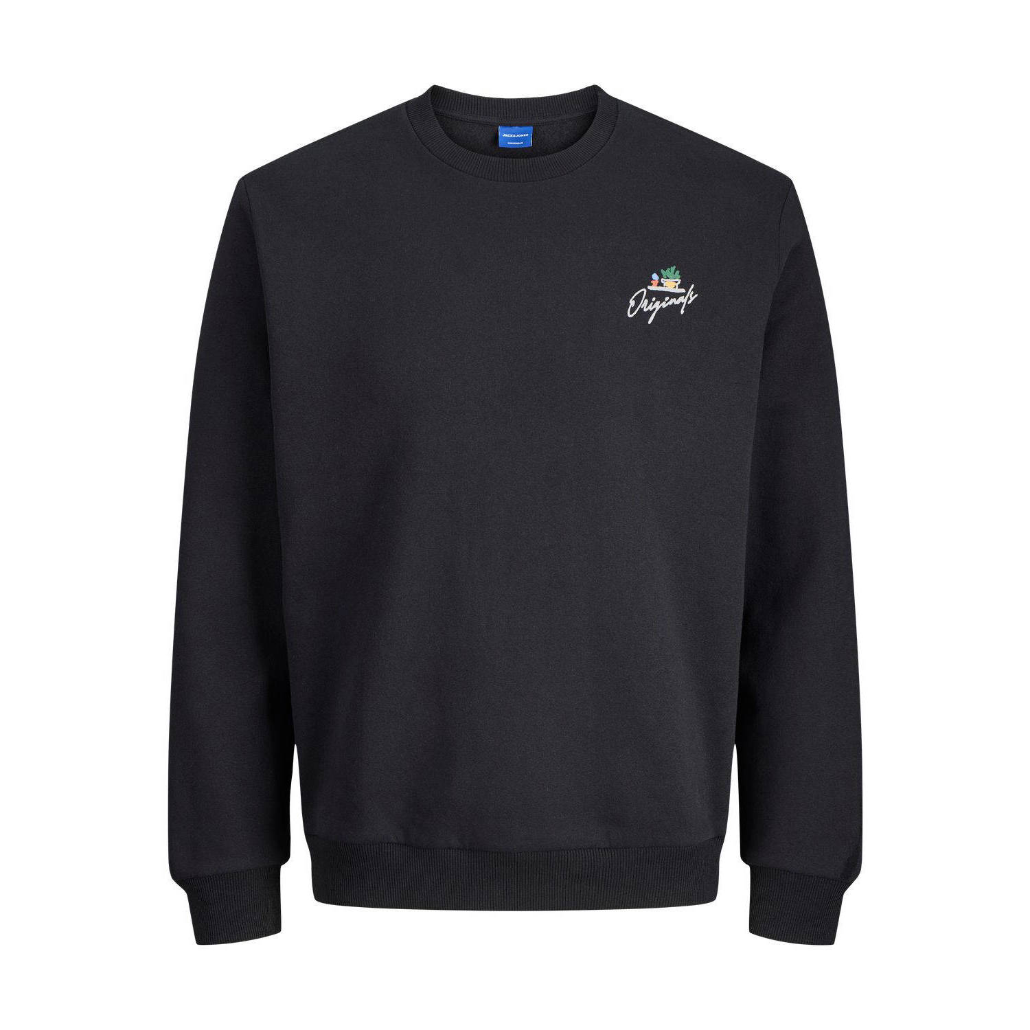 JACK & JONES ORIGINALS sweater zwart