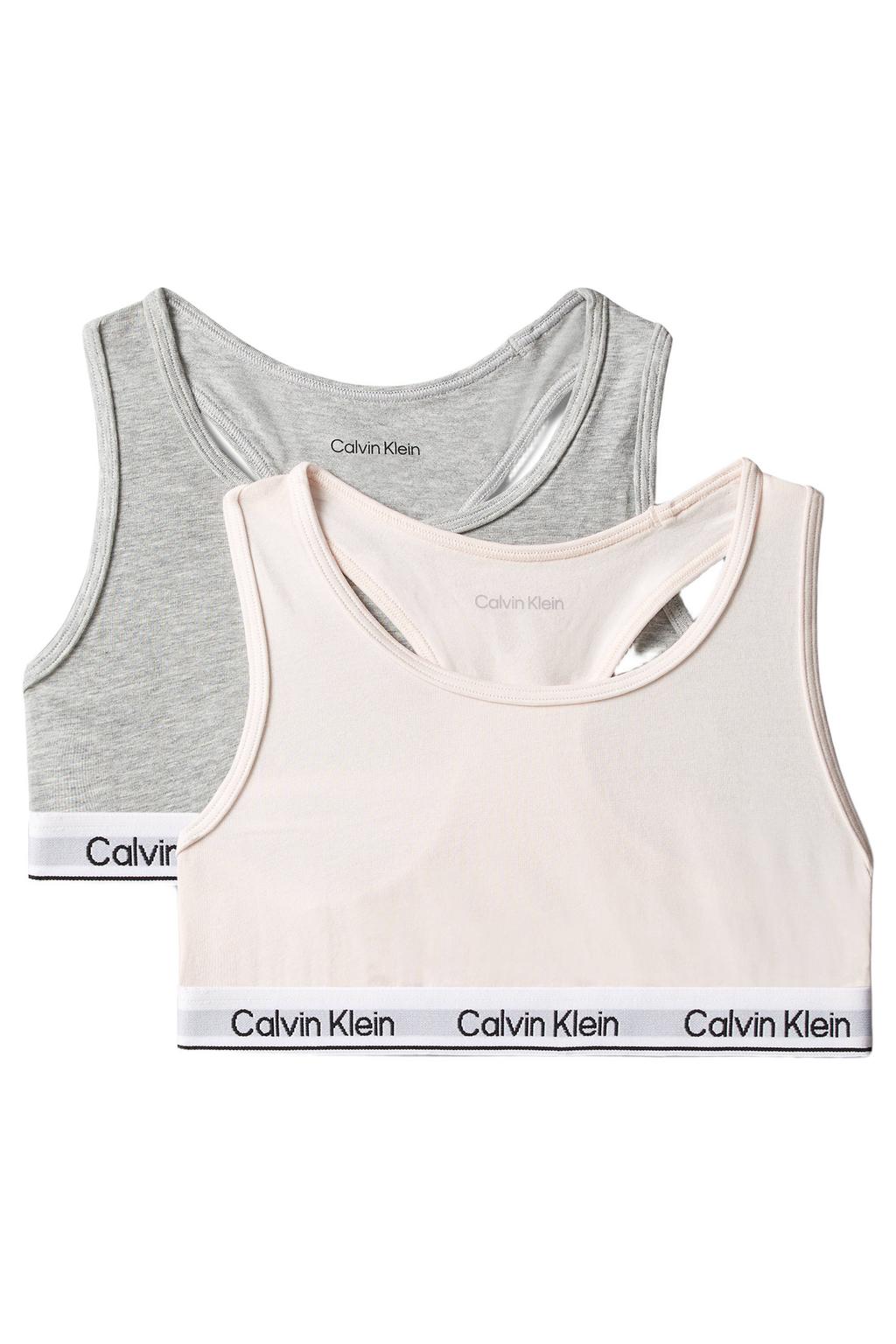 Calvin Klein Bh top zalmroze/grijs