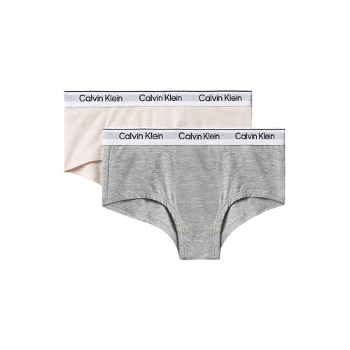 Calvin Klein Hipster Zalmroze/grijs (set van 2)