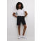 Kaffe comfort fit regular waist bermuda short zwart