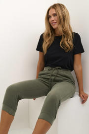 thumbnail: Kaffe slim regular waist broek kaki