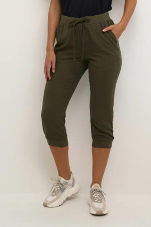 slim regular waist broek kaki