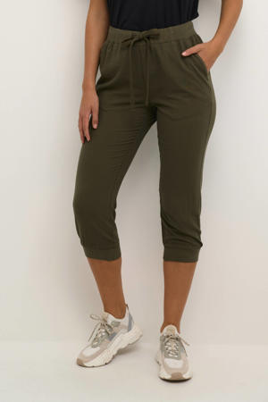 slim regular waist broek kaki
