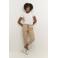Kaffe slim regular waist broek zand