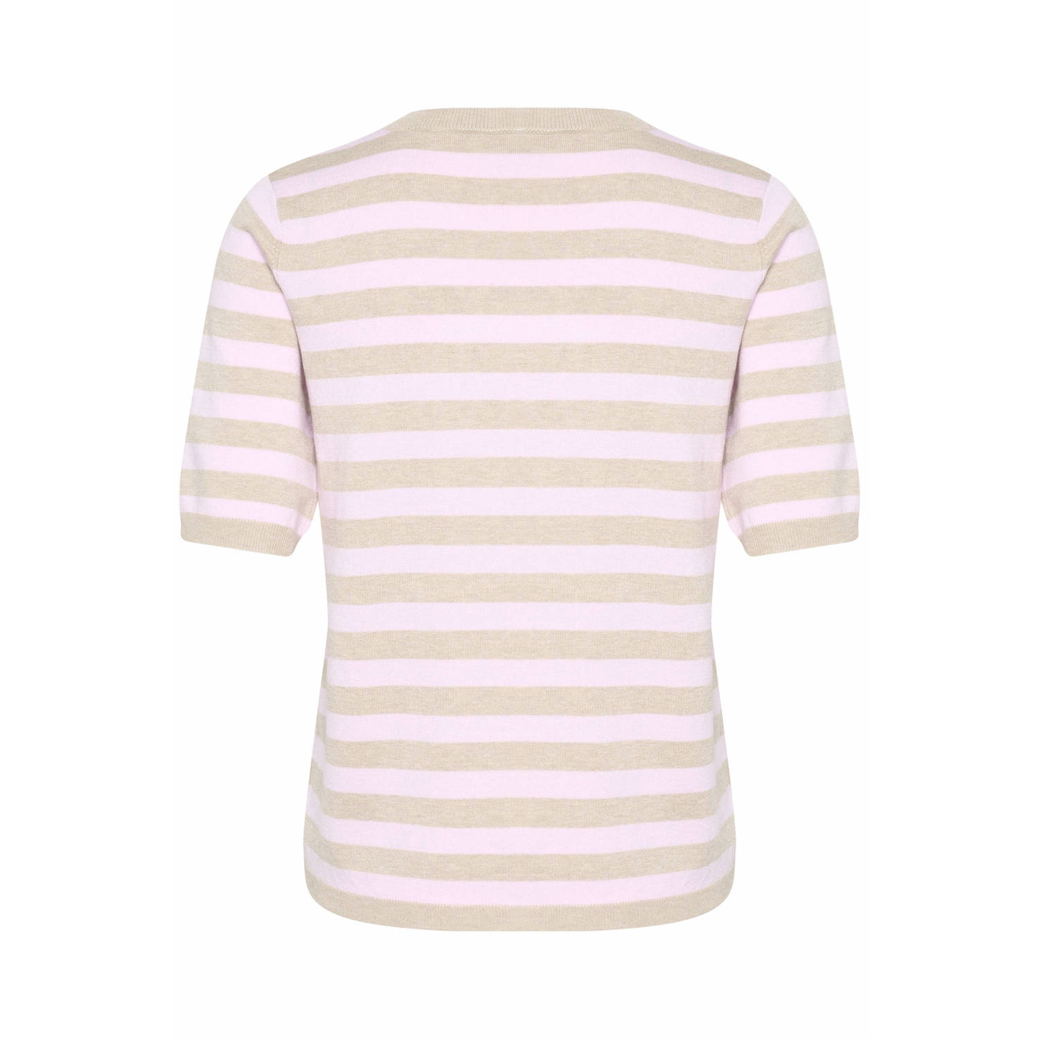 Kaffe top roze fijn gebreid