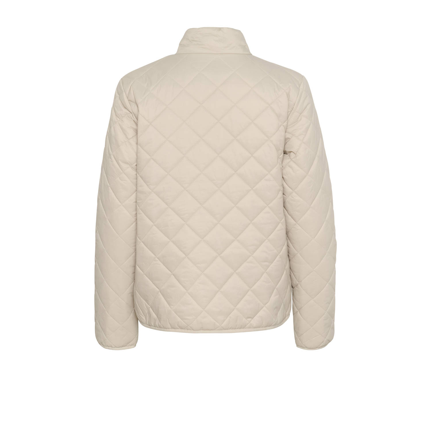 Kaffe gewatteerde jas beige