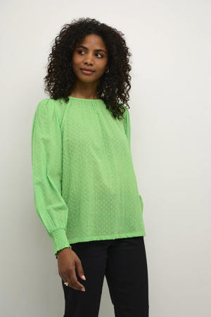 blousetop limegroen