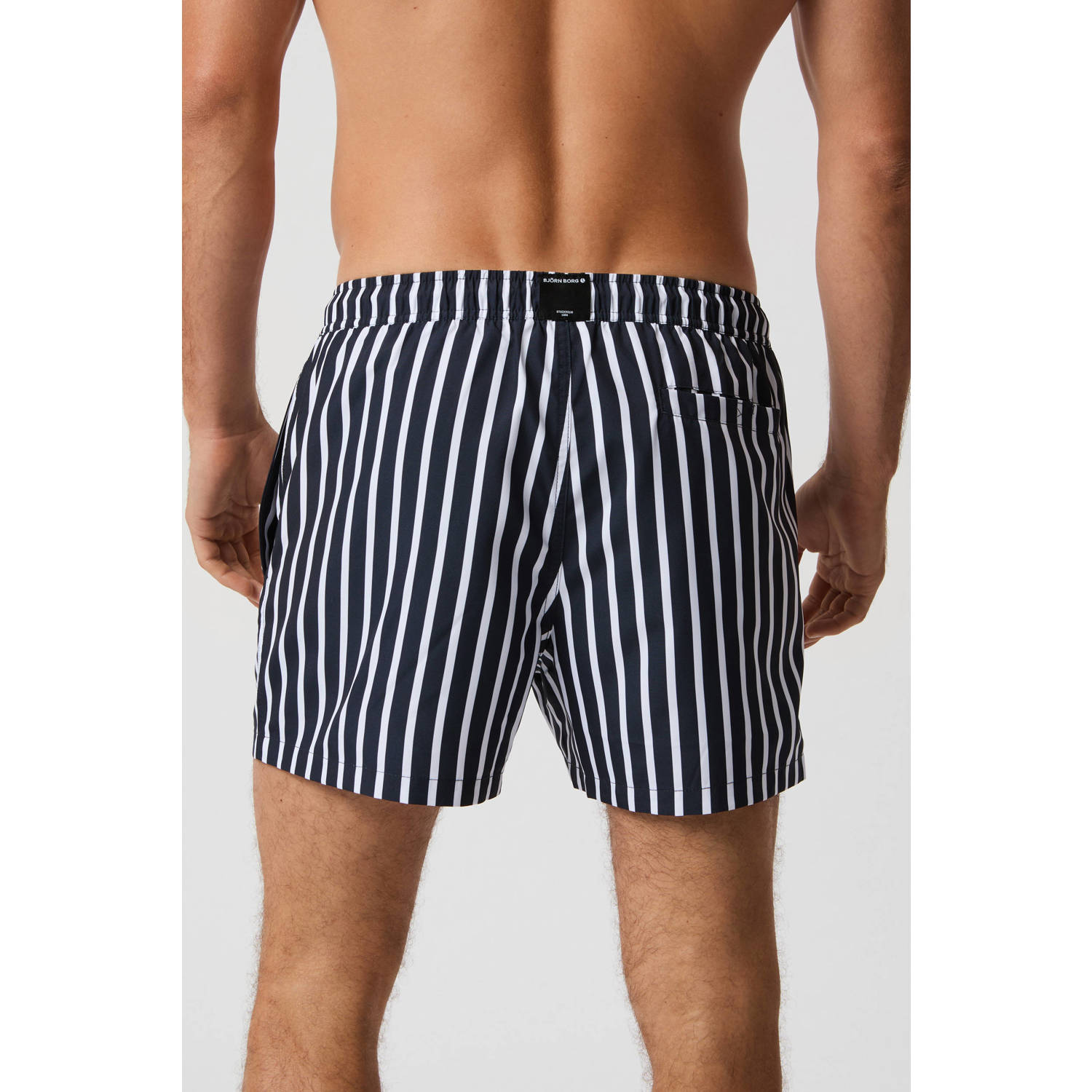 Björn Borg zwemshort donkerblauw wit