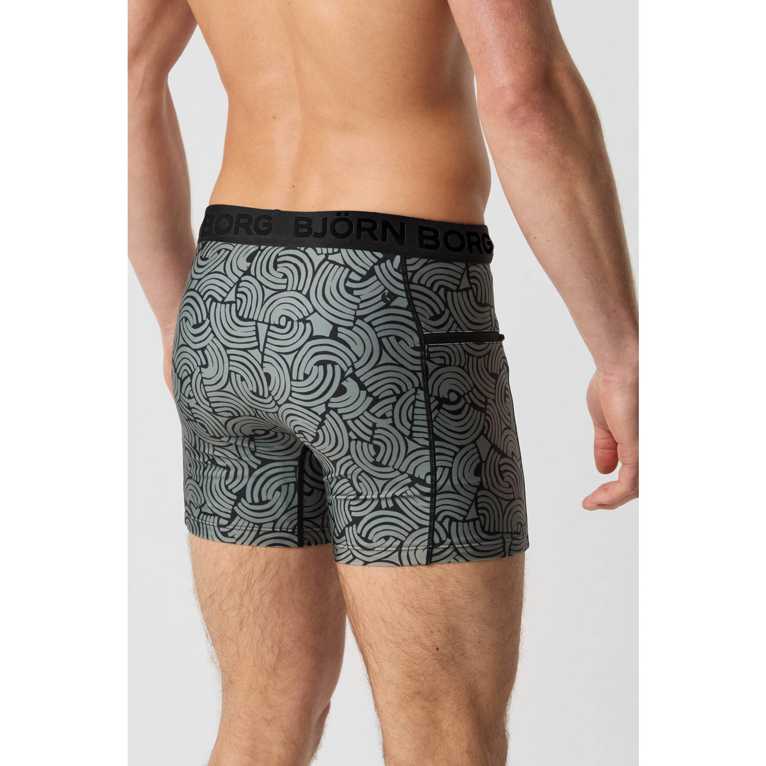 Björn Borg zwemboxer grijs