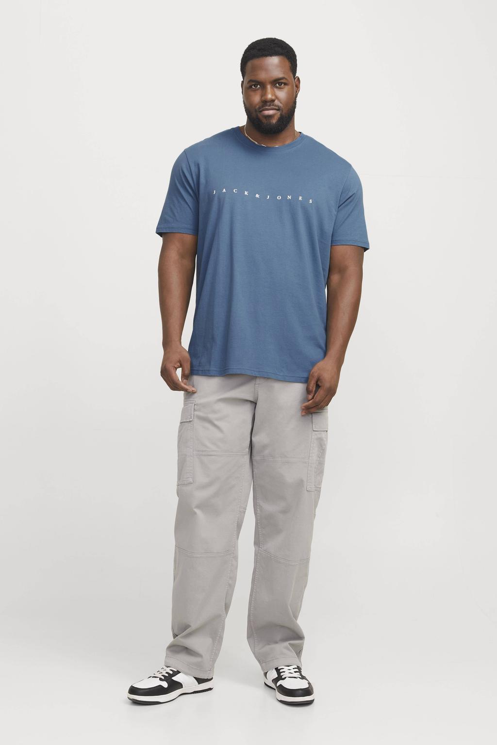 JACK & JONES PLUS SIZE T-shirt blauw