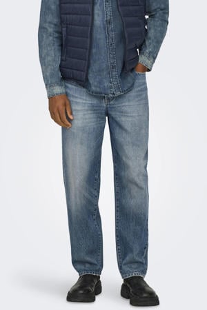 ONSEDGE straight jeans medium blue denim