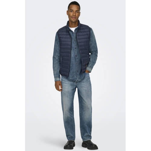 ONLY & SONS ONSEDGE straight jeans medium blue denim afbeelding