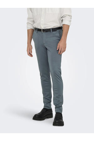 slim fit chino ONSMARK grijsblauw