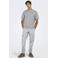ONLY & SONS tapered fit cargobroek ONSCAM lichtgrijs